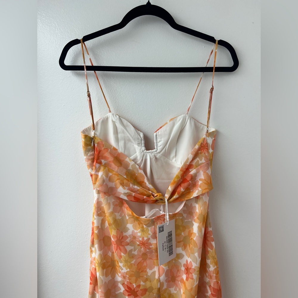 NWT Floral Twist Back Maxi Dress size L/12 Australian - Picture 7 of 8